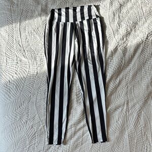 Tipsy Elves black and white striped leggings